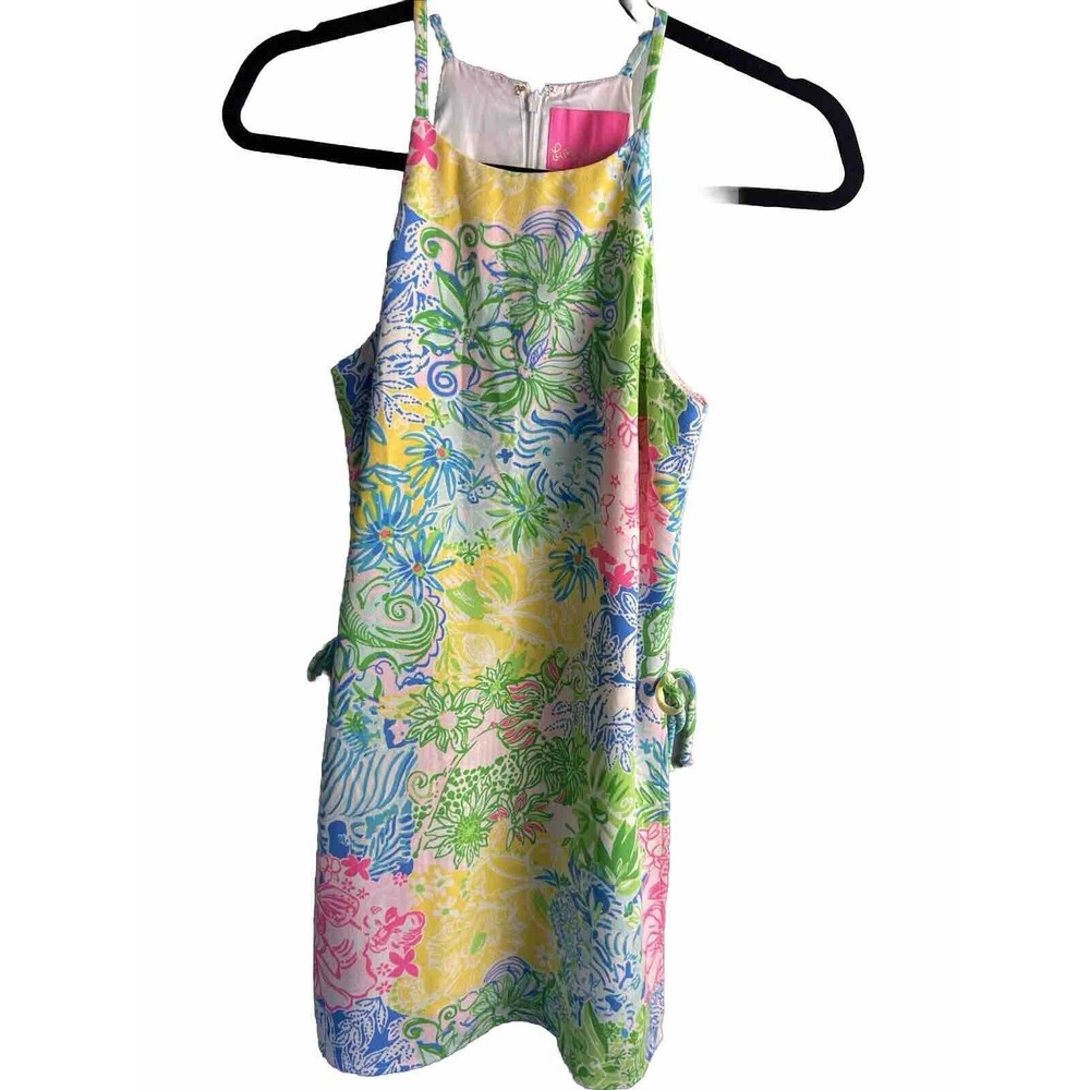 Lilly Pulitzer Pearl Romper Multicolor Cheek To Cheek Style 001559 Size 00